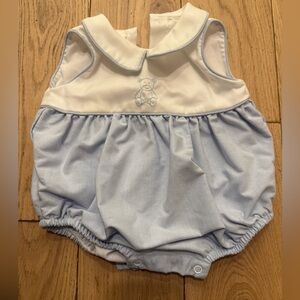 The Proper Peony Teddy bear bubble romper 3 M